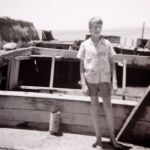 Selwyn Steley plays aboard Gayundah circa 1970.
Courtesy of Selwyn Steley.