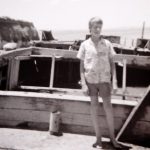 Selwyn Steley plays aboard Gayundah circa 1970.
Courtesy of Selwyn Steley.